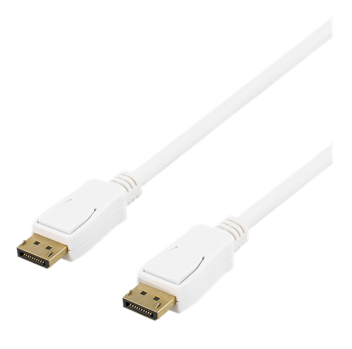 Deltaco DisplayPort-kabel, 4K UHD, DP 1.2, 1m