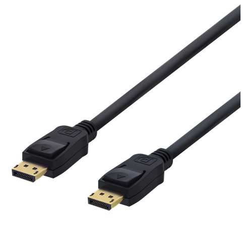 Deltaco DisplayPort-kabel, 4K UHD, DP 1.2, 5m