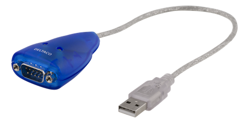 Deltaco USB till seriell adapter RS-232 DB9ha