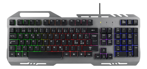 Deltaco Gaming KIT 3-in-1 Mus, Tangentbord, Musmatta