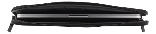Deltaco Laptopfodral, för laptops upp till 12", polyester, svart