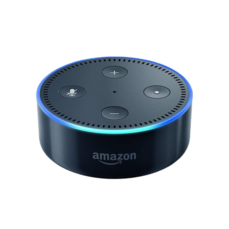 Amazon Echo Dot (2nd Gen), US version, Alexa, IFTTT, svart