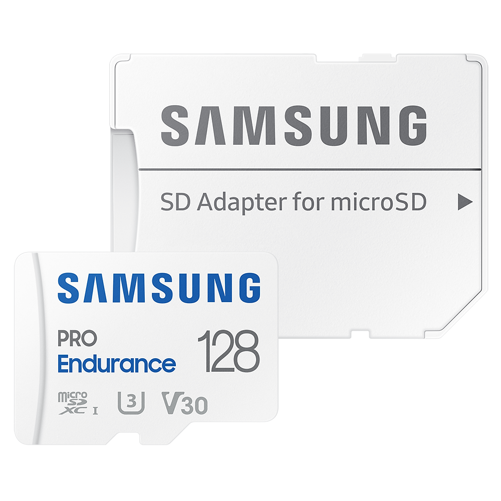 128GB Samsung PRO Endurance MicroSDXC Klass 10, UHS-I