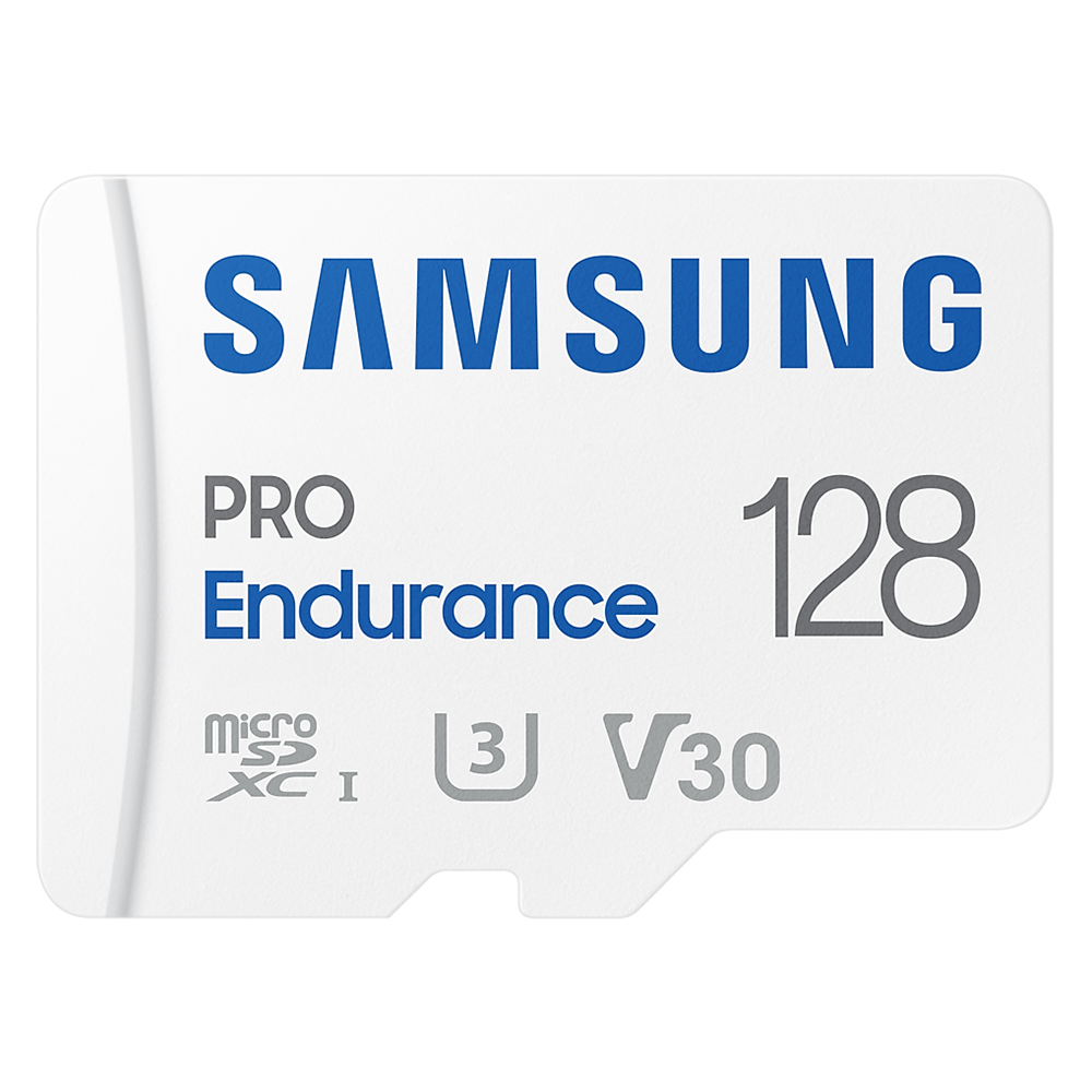 128GB Samsung PRO Endurance MicroSDXC Klass 10, UHS-I