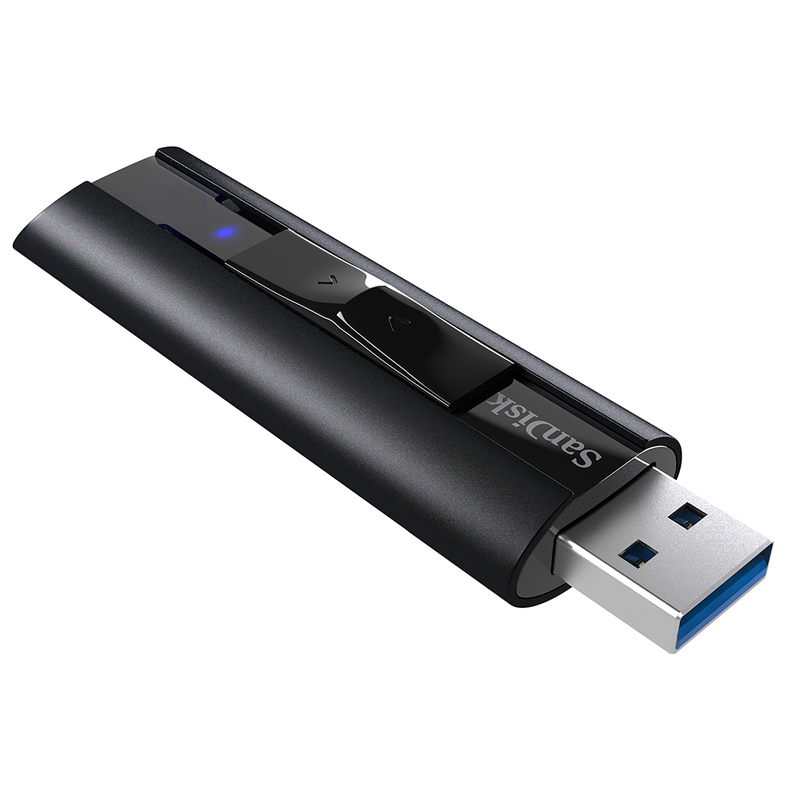 128GB SanDisk Extreme Pro Solid State USB-minne, USB 3.2