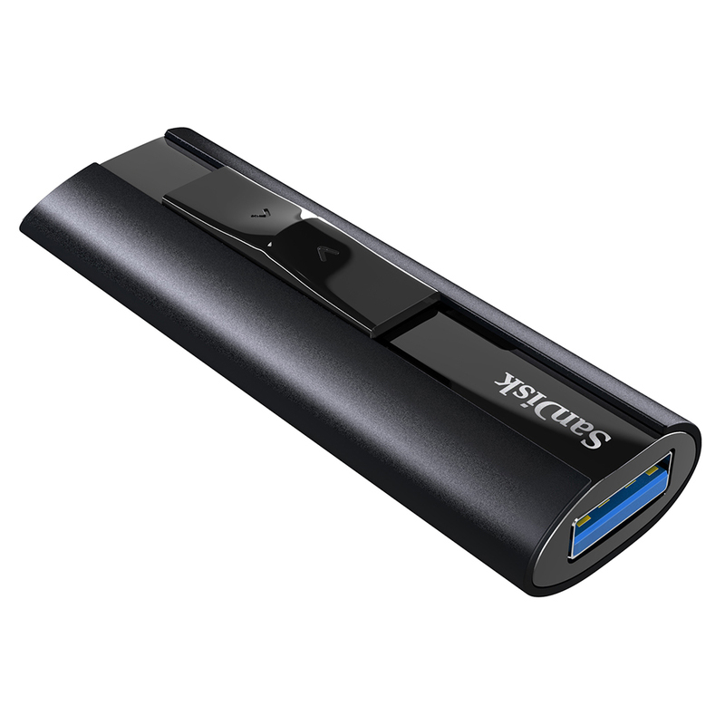 128GB SanDisk Extreme Pro Solid State USB-minne, USB 3.2