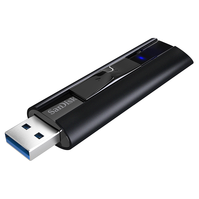 128GB SanDisk Extreme Pro Solid State USB-minne, USB 3.2