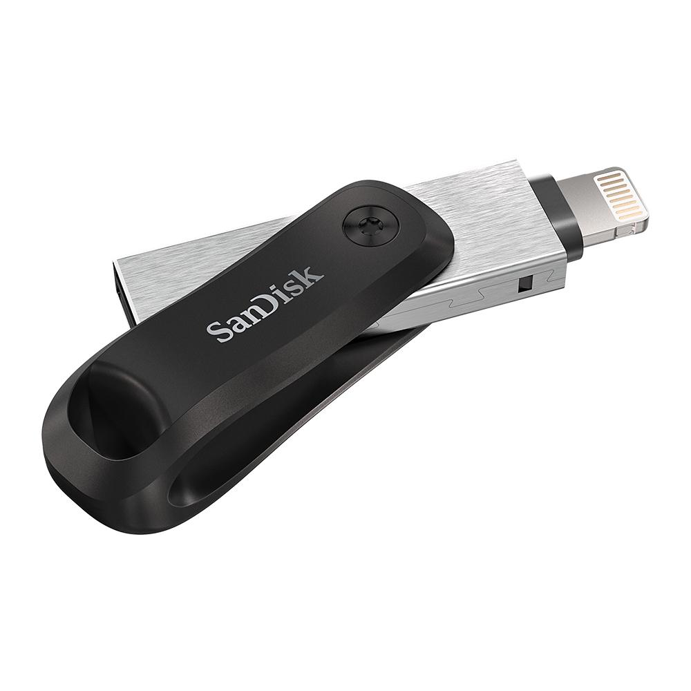 128GB Lightning-kontakt SanDisk iXpand Flash Drive Go USB-minne