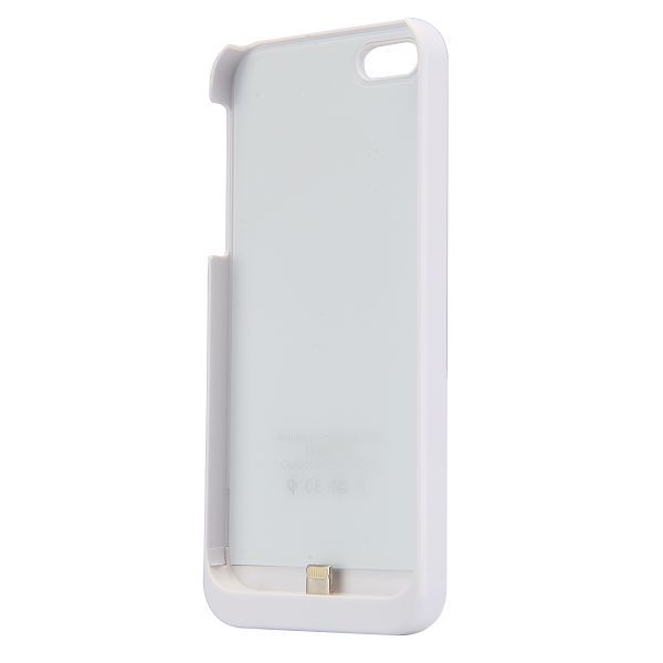 Qi hard case för trådlös laddning vit, iPhone 5/5S/SE