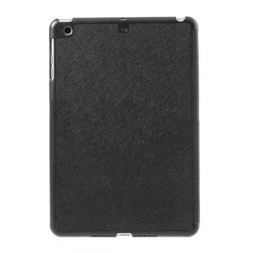Smart cover läderfodral med ställ svart, iPad Mini/2/3