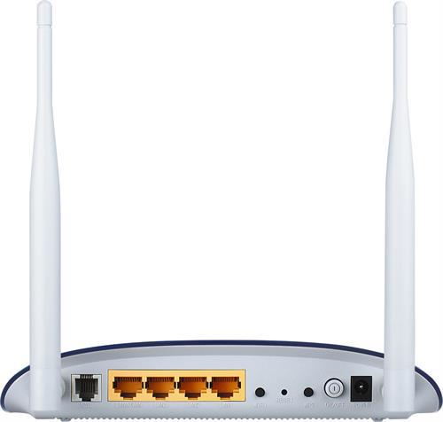 TP-link trådlös ADSL2/2+-router med inbyggt modem, 4-port