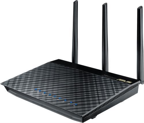 ASUS RT-AC66U trådlös Dual Band Gigabit router, 1750Mbps, 4-port