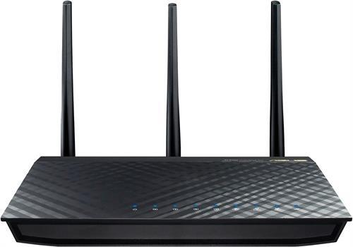 ASUS RT-AC66U trådlös Dual Band Gigabit router, 1750Mbps, 4-port