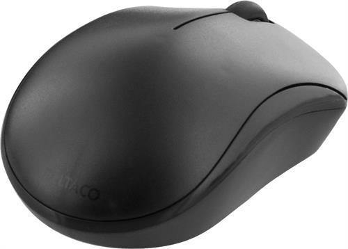 Deltaco trådlöst tangentbord och mus, svart
