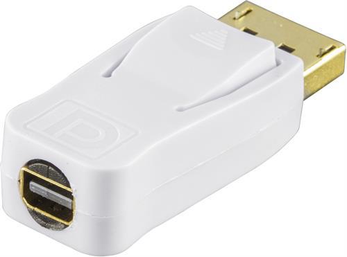 Deltaco adapter DisplayPort hane till Mini DisplayPort hona