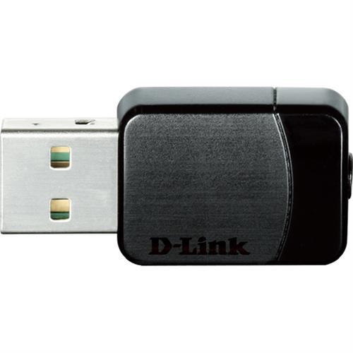 D-Link Mini AC600, nätverksadapter, USB2.0, 802.11n/g/ac