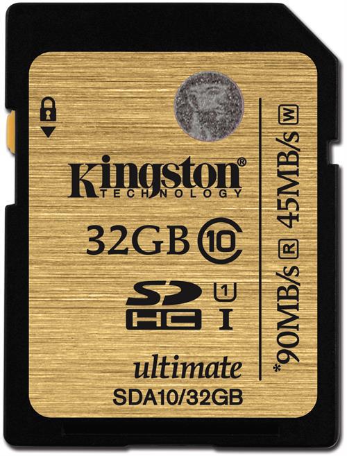 Kingston SDHC Ultimate 90MB/s, 32GB