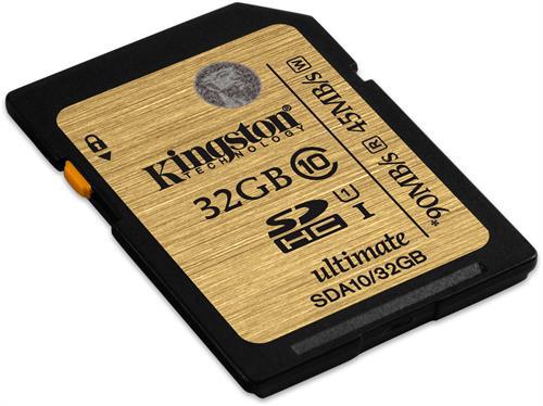 Kingston SDHC Ultimate 90MB/s, 32GB