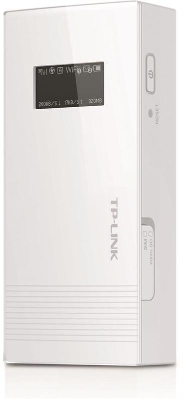TP-LINK M5360 portabel trådlös 3G router/powerbank, 5200mAh