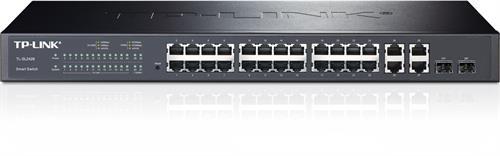TP-LINK TL-SL2428 nätverksswitch, 24-ports, 10/100/1000Mbps