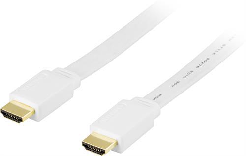 Deltaco platt HDMI-kabel, 1080p, 60Hz, 10m