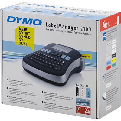 Dymo LabelManager 210D märkmaskin med LCD-display