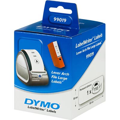 Dymo LabelWriter vita arkiveringsetiketter, 59x190 mm, 110 st