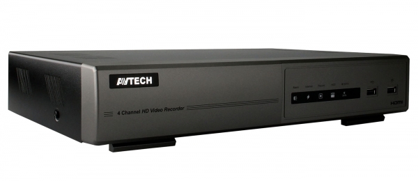 AVTECH AVH504 - NVR med 4 kanaler och PoE, 500GB
