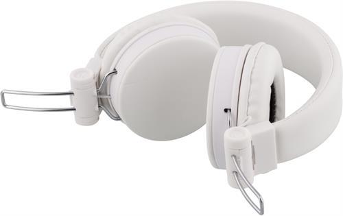 Streetz ihopvikbart headset med brusreducering, vit