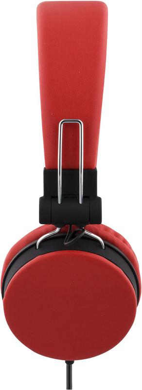 Streetz ihopvikbart headset med brusreducering, röd