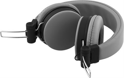 Streetz ihopvikbart headset med brusreducering, grå