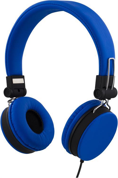 Streetz ihopvikbart headset med brusreducering, blå