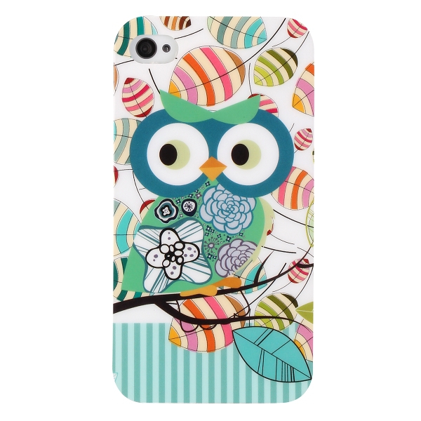 TPU-skal uggla i träd, iPhone 4/4S