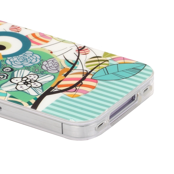 TPU-skal uggla i träd, iPhone 4/4S