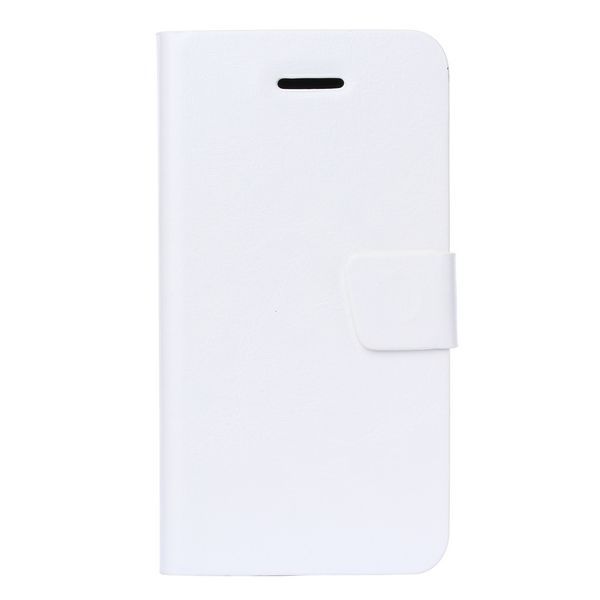 Läderfodral/plånbok vit, iPhone 6/6S Plus