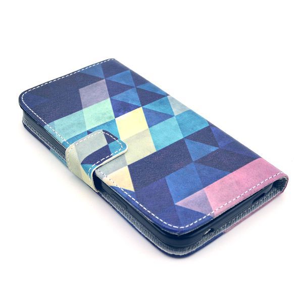 Plånboksfodral med triangelmönster, Samsung Galaxy S5