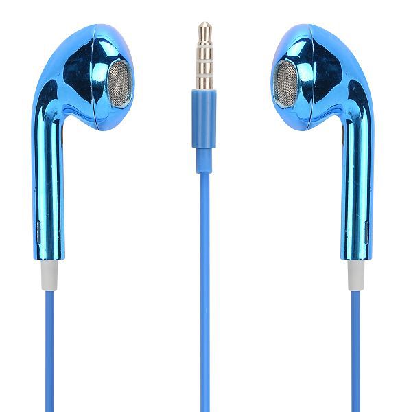 Earpods headset med fjärrkontroll, blå