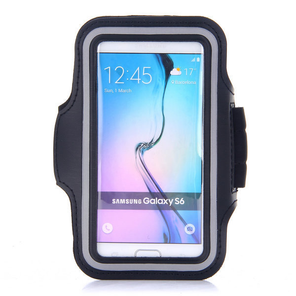 Sportarmband till Samsung Galaxy S6/S6 Edge/S7, svart