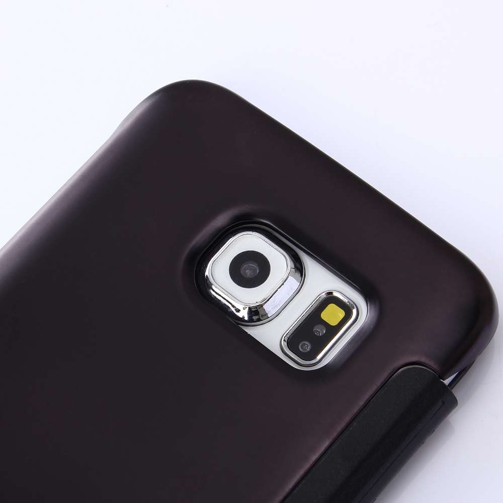 Clear View fodral svart, Samsung Galaxy S6
