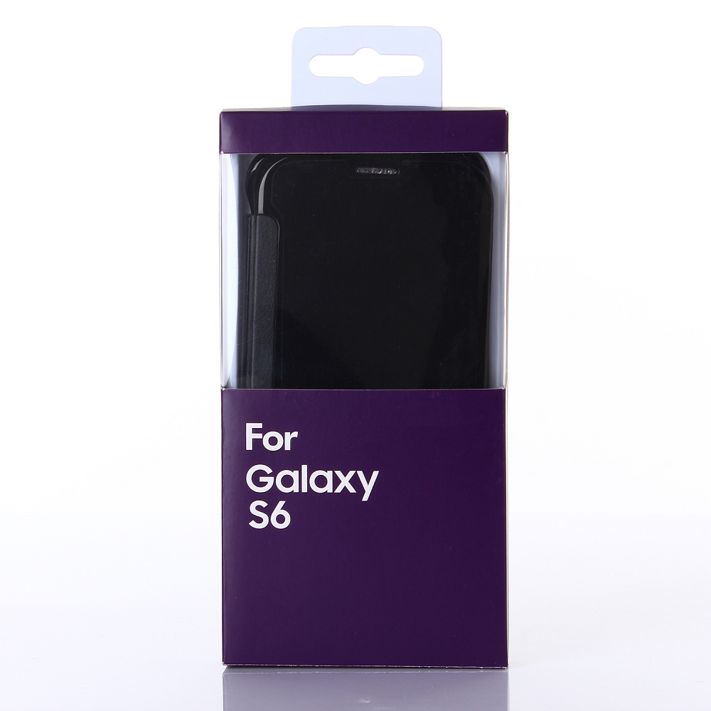Clear View fodral svart, Samsung Galaxy S6