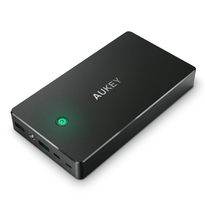 Aukey PB-N36 Powerbank/ficklampa 2xUSB, 20.000mAh, demoex