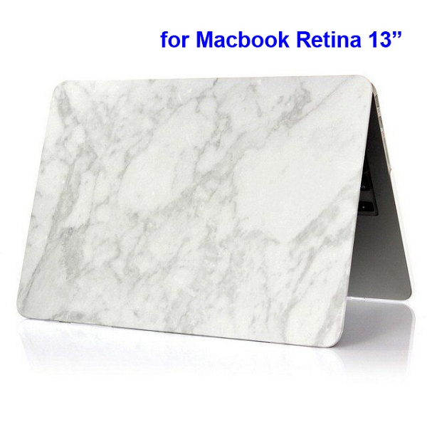 Skal med klassisk motiv vit, MacBook Pro 13" Retina