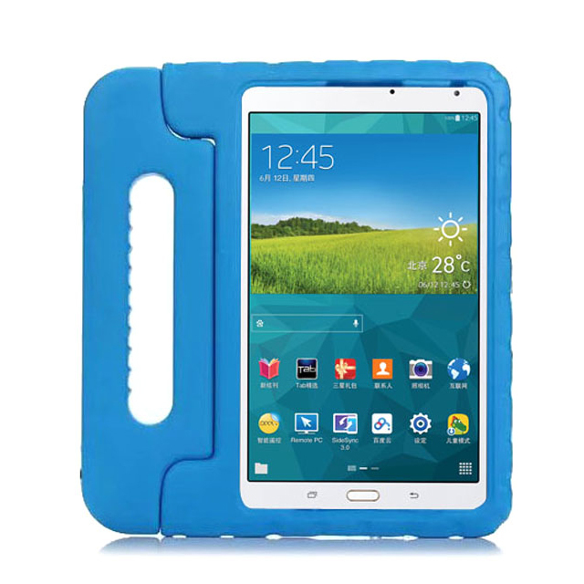 Barnfodral med ställ blå, Samsung Galaxy Tab S 8.4