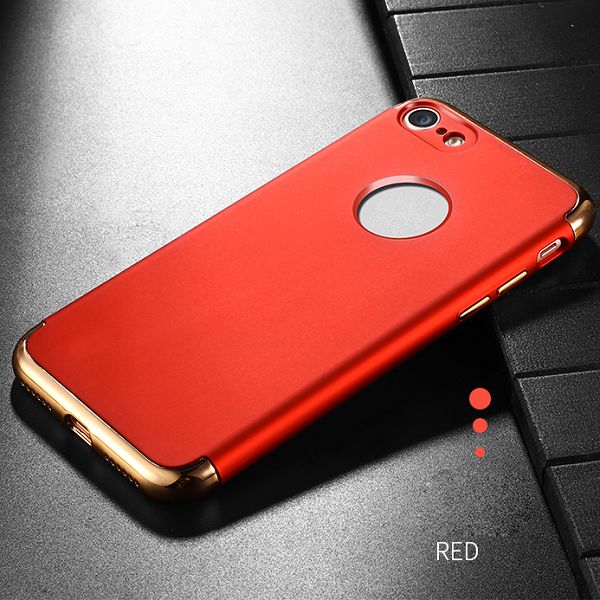 Joyroom hard case röd/guld, iPhone 8/7
