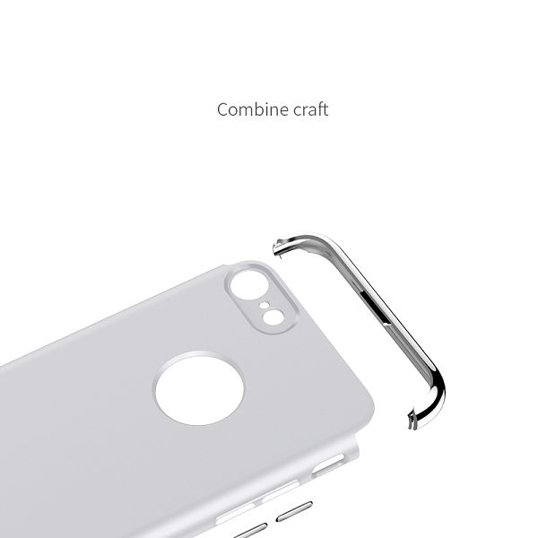 Joyroom hard case rosa/guld, iPhone 8/7