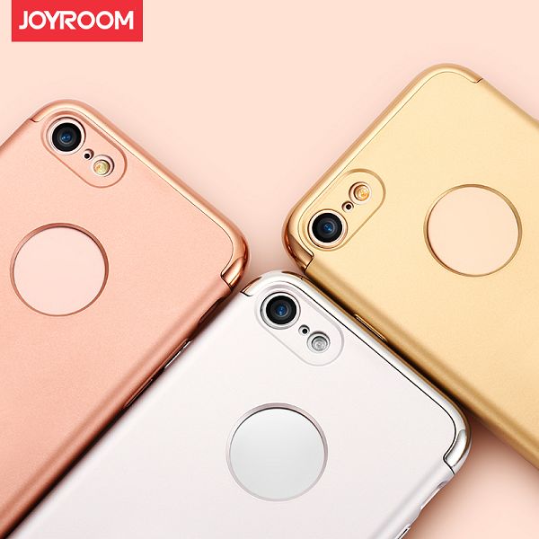 Joyroom hard case rosa/guld, iPhone 8/7