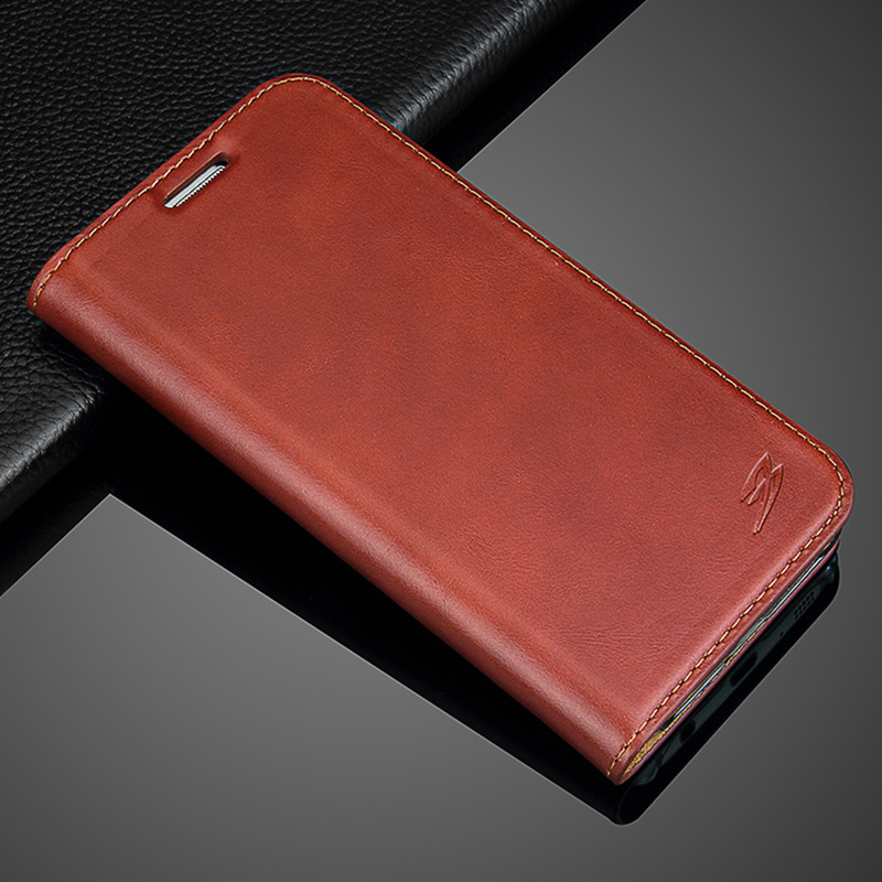 Plånboksfodral till Samsung Galaxy S7, brun