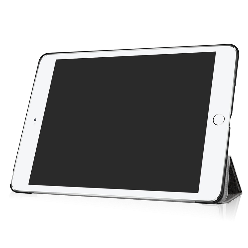 Läderfodral med ställ och mönster, iPad 9.7 (2017-2018)