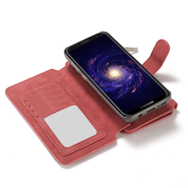 Plånboksfodral till Samsung Galaxy S8 röd
