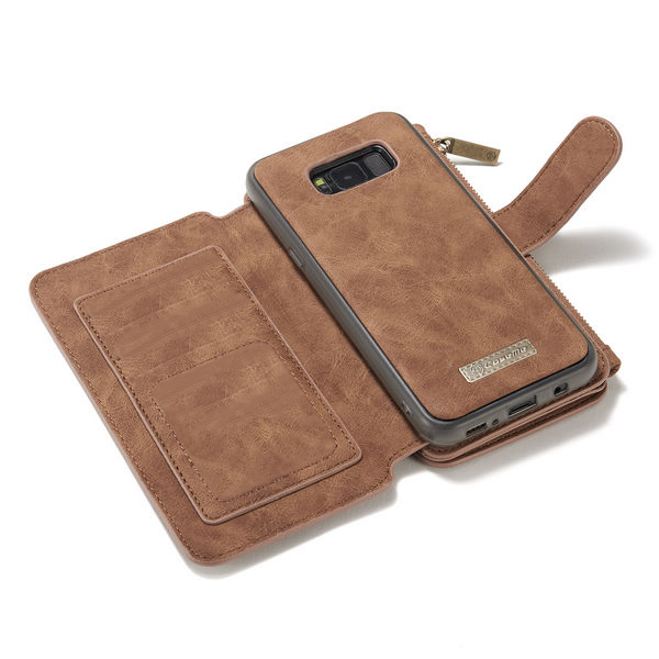 Plånboksfodral till Samsung Galaxy S8 Plus, brun